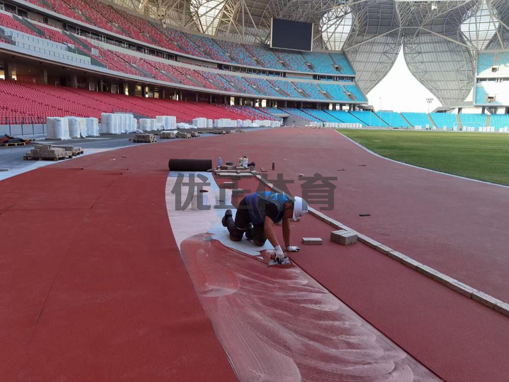 北京预制型橡胶跑道每平方米的价格